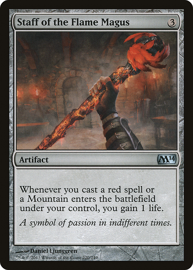 Staff of the Flame Magus - Foil