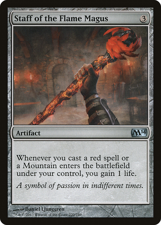 Staff of the Flame Magus - Foil