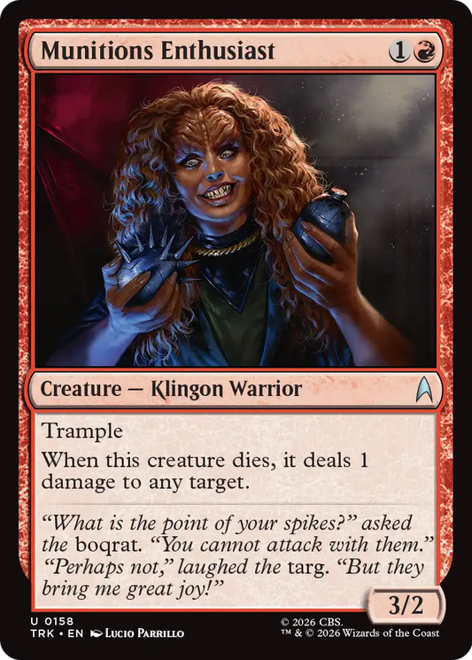 Munitions Enthusiast (TRK) - Foil