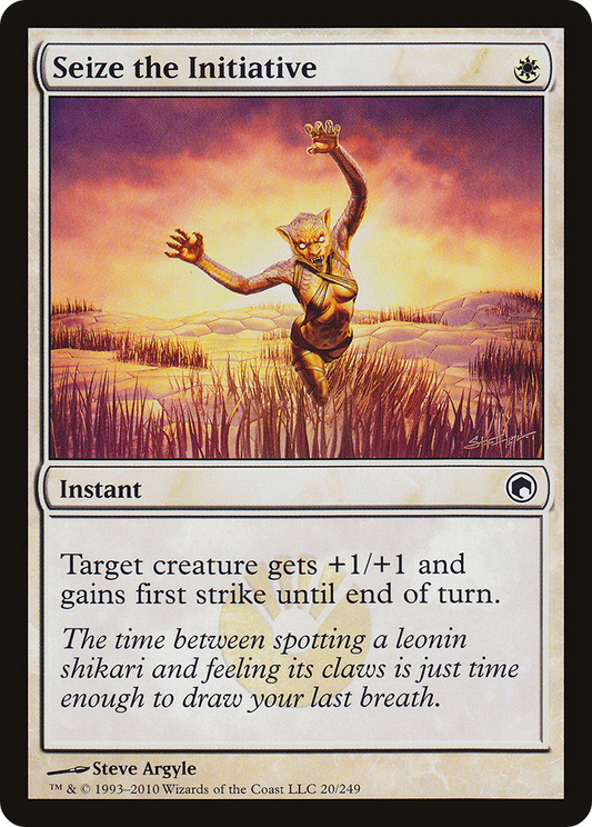 Seize the Initiative - Foil