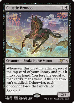 Caustic Bronco (0001) (Year of the Horse) (PL26) - Foil
