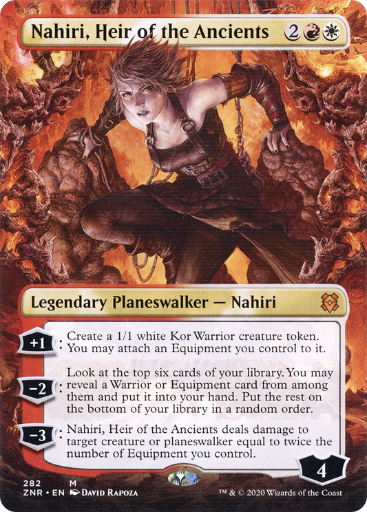 Nahiri, Heir of the Ancients (282) (Borderless) - Foil