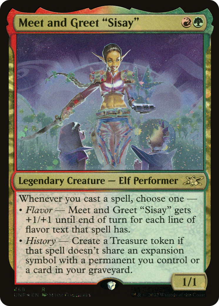 Meet and Greet "Sisay" (458) - Galaxy Foil