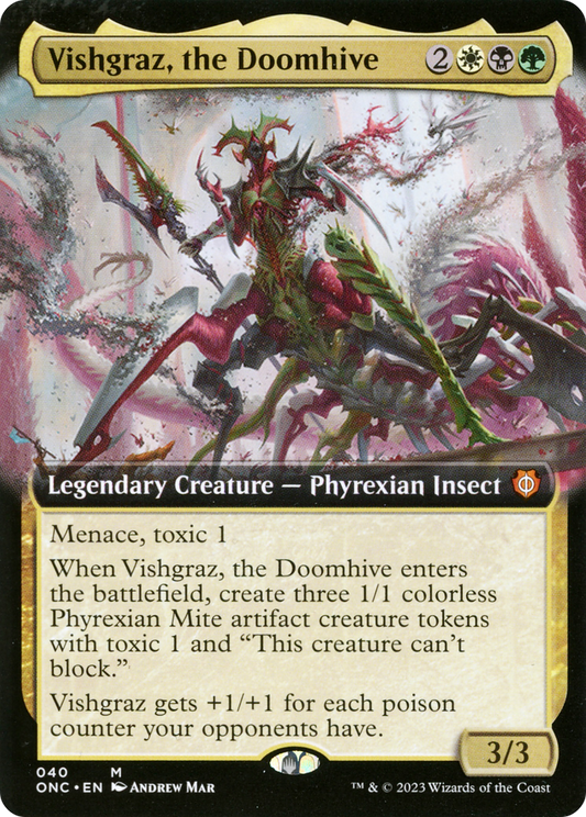Vishgraz, the Doomhive (040) (Extended Art) - Foil