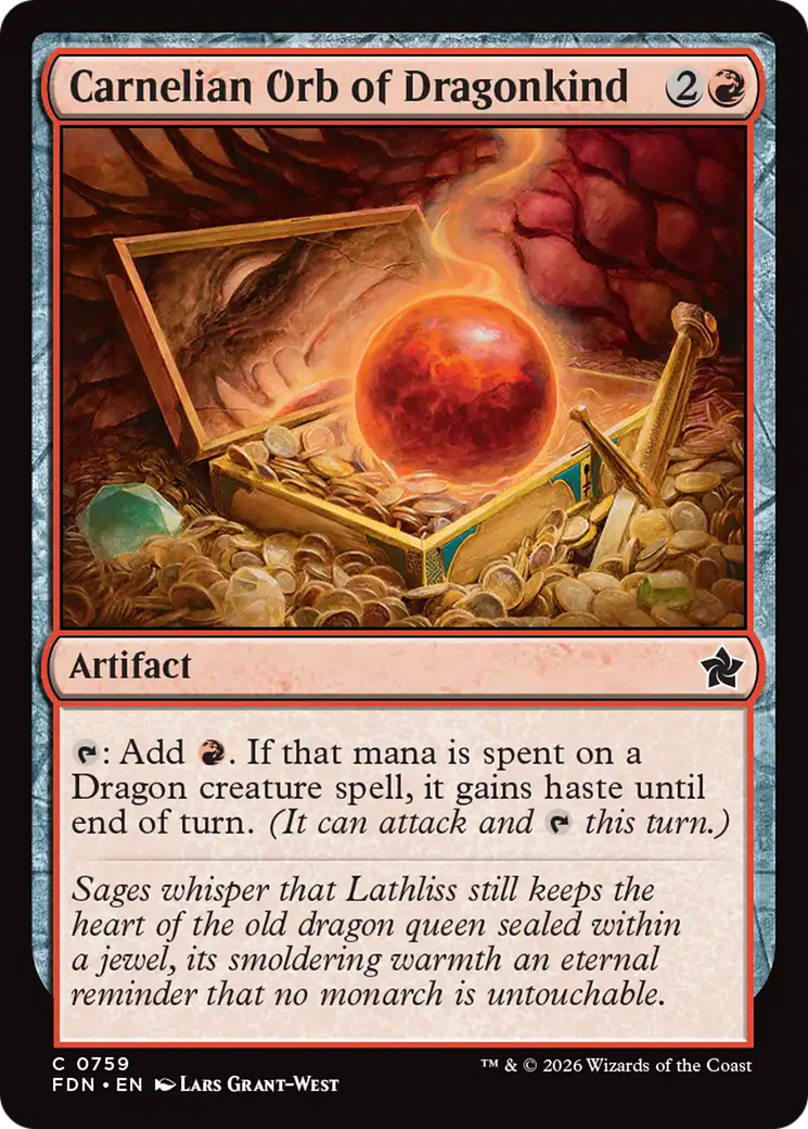 Carnelian Orb of Dragonkind (0759) (FDN)