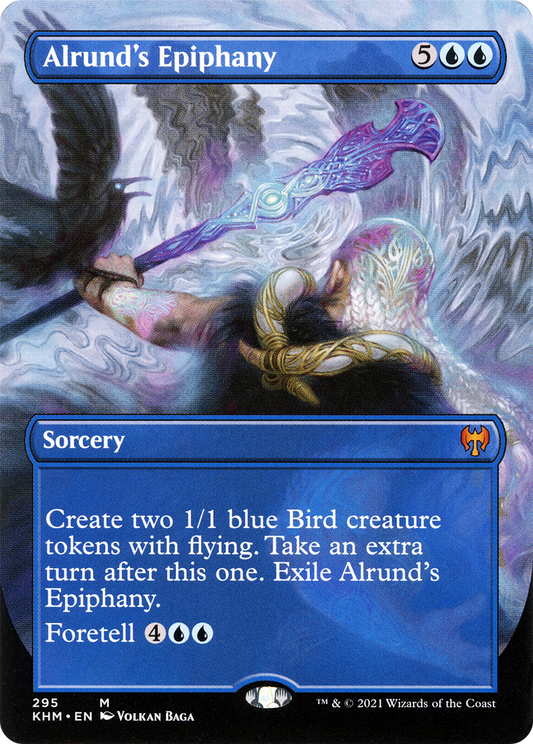 Alrund's Epiphany (295) (Borderless) - Foil
