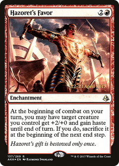 Hazoret's Favor (137) (Prerelease) - Foil