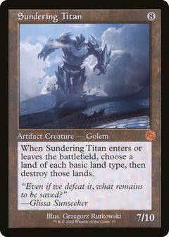 Sundering Titan (057) (Retro Frame)