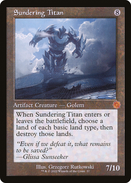 Sundering Titan (057) (Retro Frame)