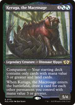 Keruga, the Macrosage (0113) - Foil Etched