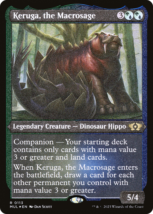 Keruga, the Macrosage (0113) - Foil Etched