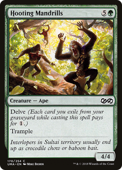 Hooting Mandrills - Foil