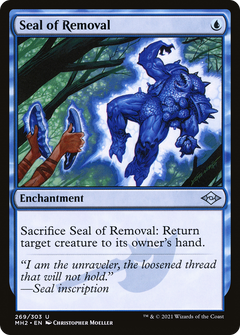 Seal of Removal - Foil Etched