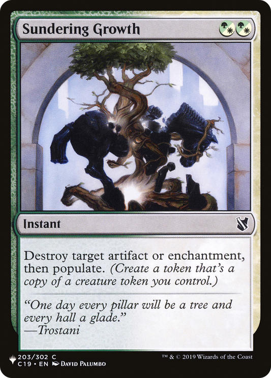 Sundering Growth (C19-0203) (PLST)