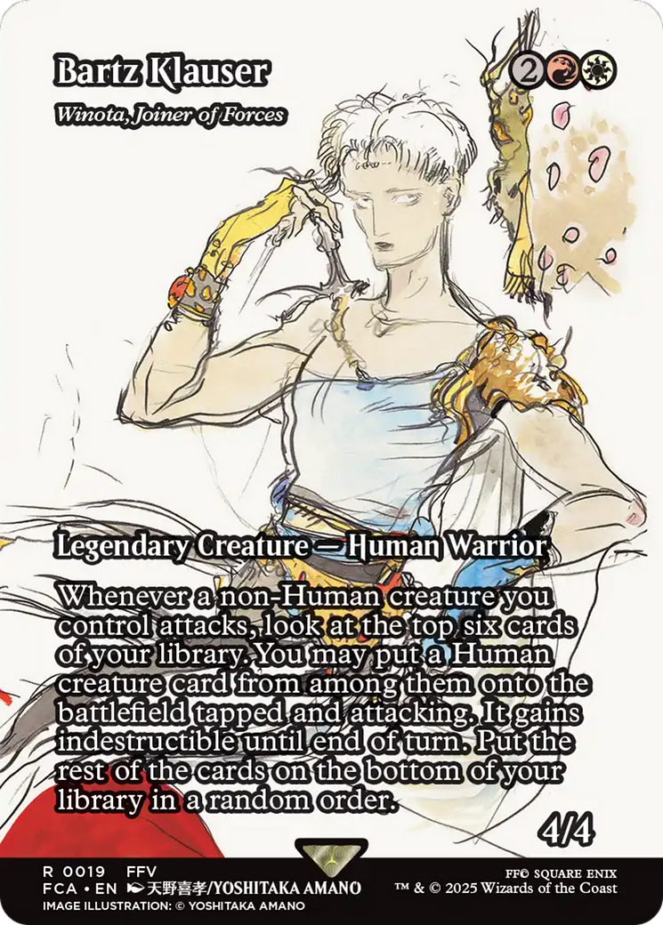 Bartz Klauser [Winota, Joiner of Forces] (0019) (Showcase) - Foil