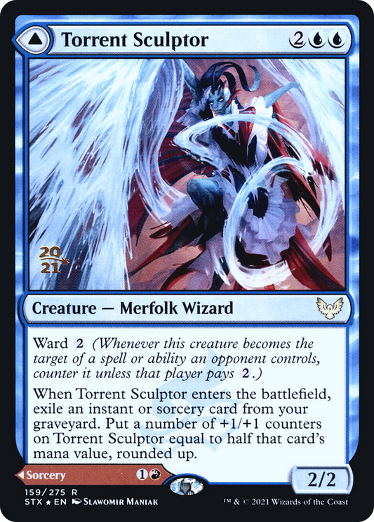 Torrent Sculptor // Flamethrower Sonata (159) (Prerelease) (PSTX) - Foil