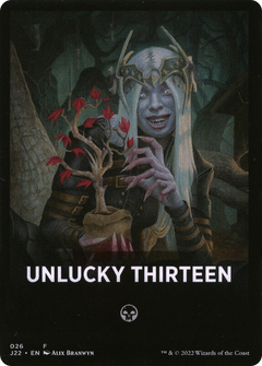 Unlucky Thirteen Theme Card