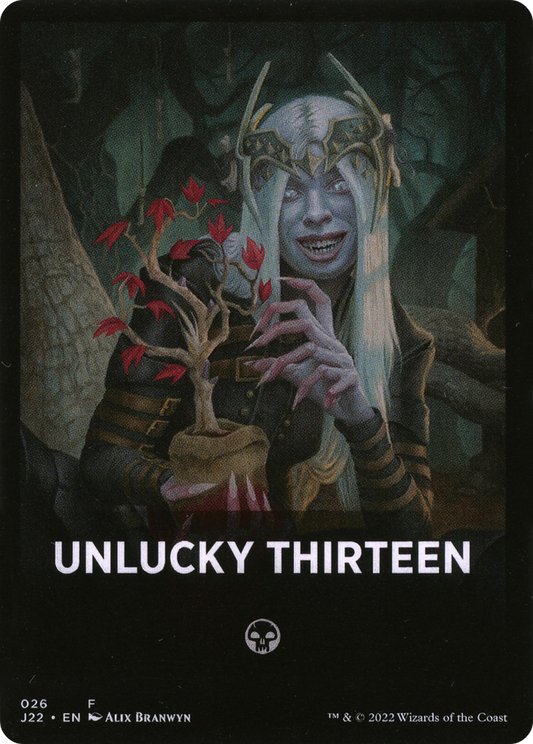 Unlucky Thirteen Theme Card