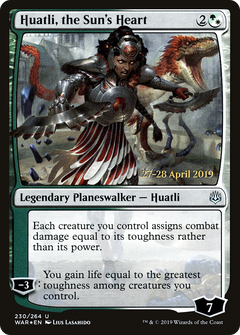 Huatli, the Sun's Heart (230) (Prerelease) - Foil