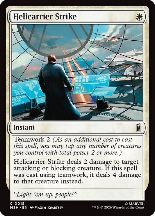 Helicarrier Strike (MSH) - Foil