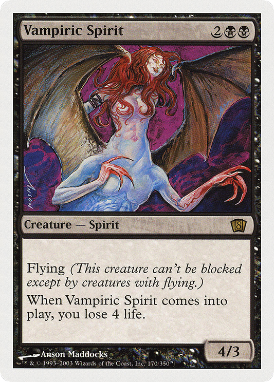 Vampiric Spirit (8th Edition) (Oversized) (Box Topper Promo) (O8TH)