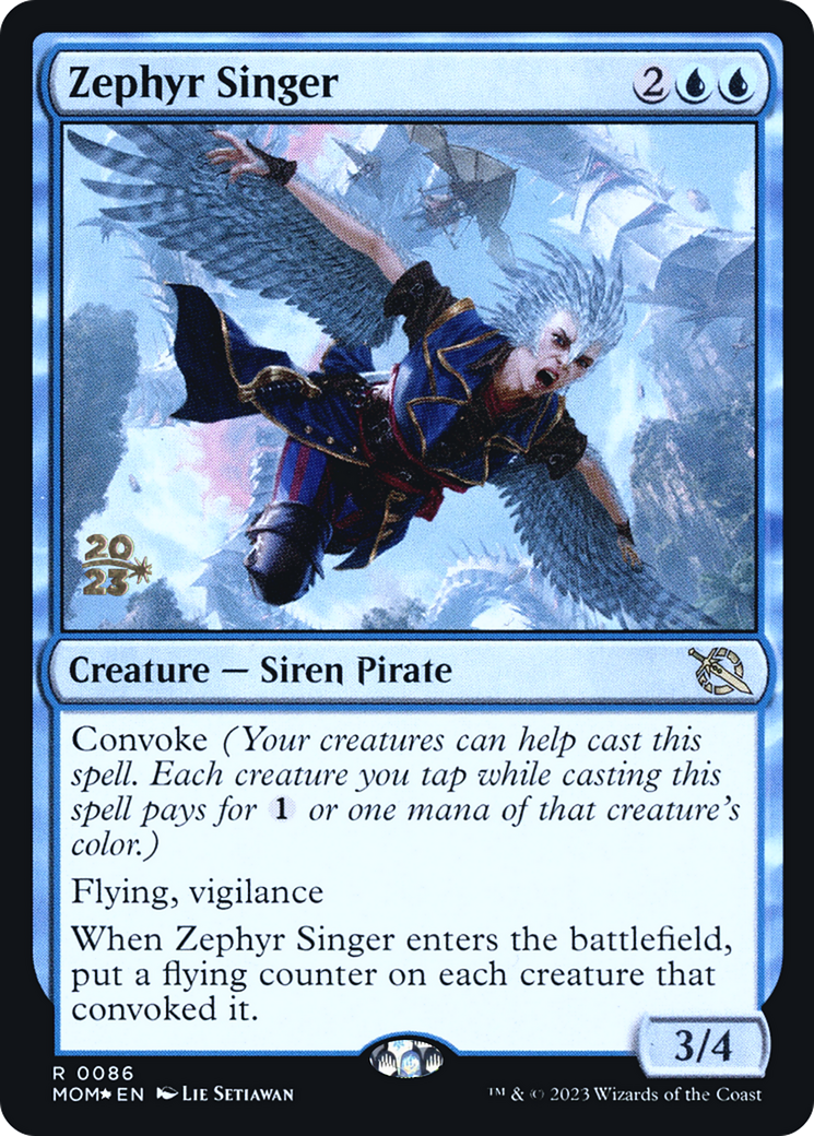 Zephyr Singer (0086) (Prerelease) - Foil