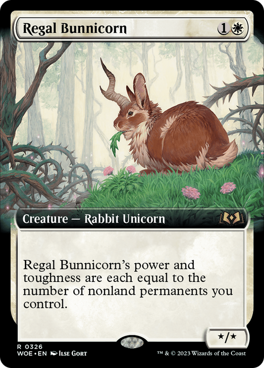 Regal Bunnicorn (0326) (Extended Art)