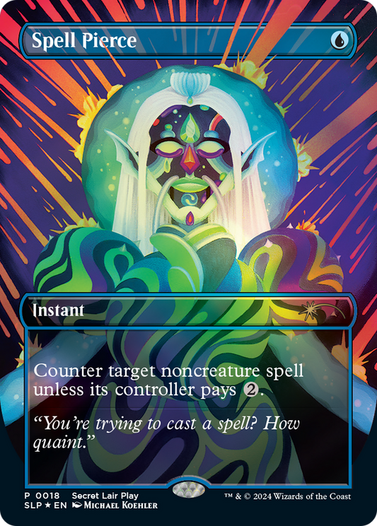 Spell Pierce (0018) (Borderless) - Foil