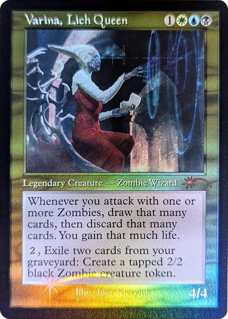 Varina, Lich Queen (861) (Retro Frame) - Foil