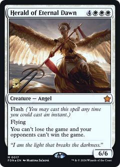 Herald of Eternal Dawn (0017) (Prerelease) - Foil