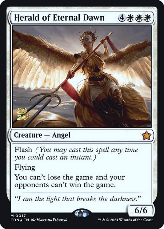 Herald of Eternal Dawn (0017) (Prerelease) - Foil