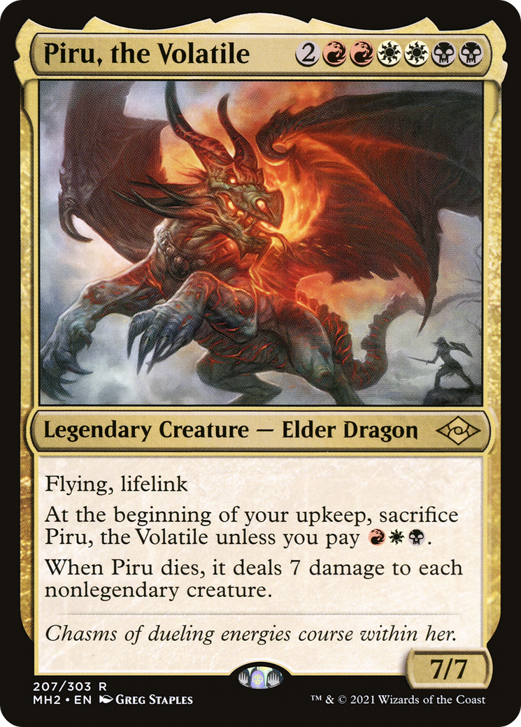Piru, the Volatile - Foil