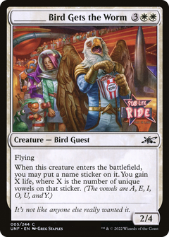 _____ Bird Gets the Worm - Foil