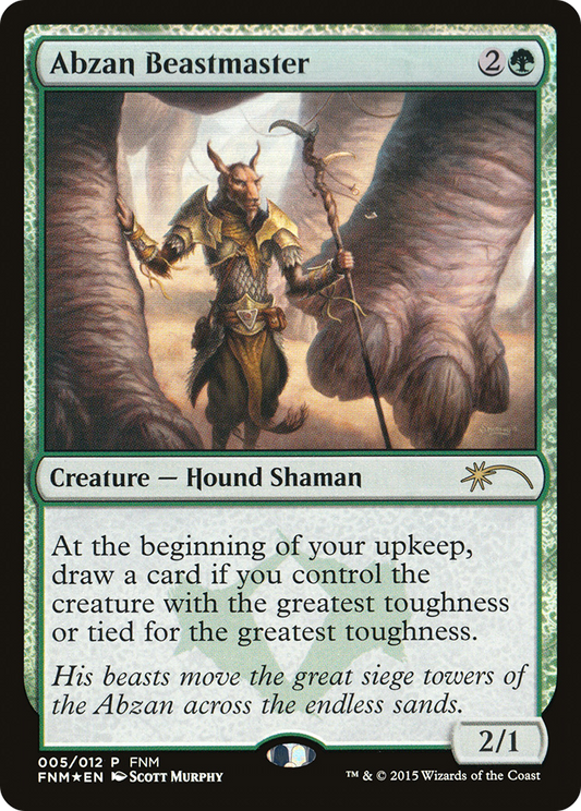 Abzan Beastmaster (005) (FNM) - Foil