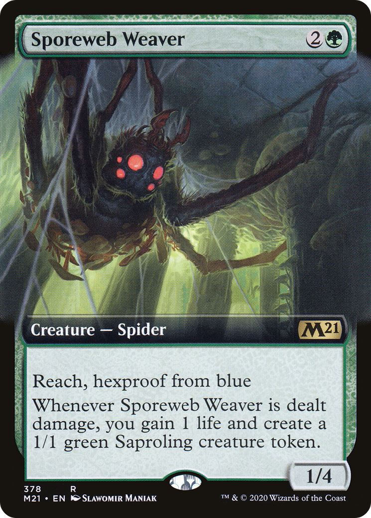 Sporeweb Weaver (378) (Extended Art)