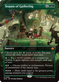 Season of Gathering (0286) (Borderless) - Foil