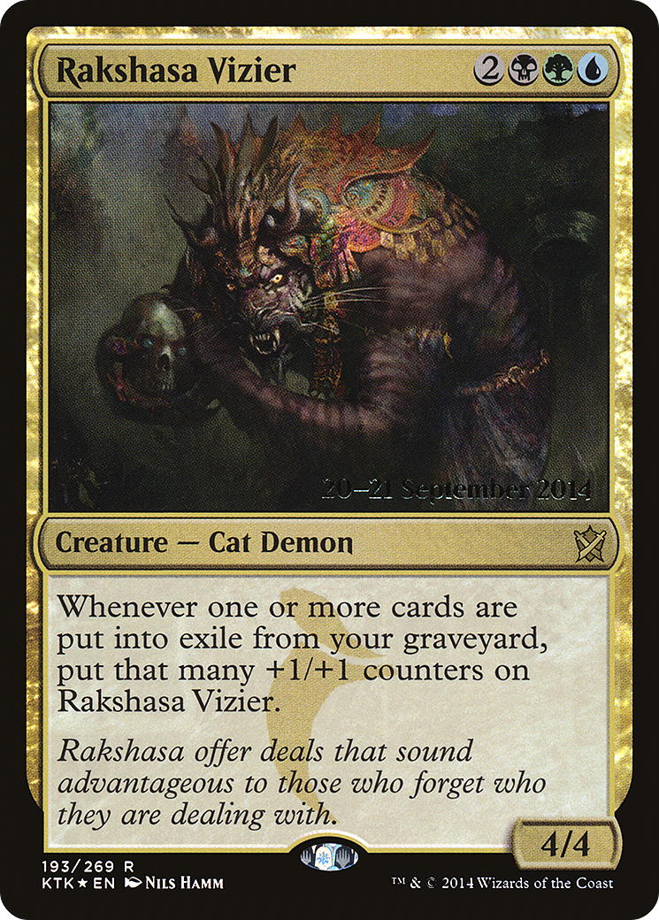 Rakshasa Vizier (193) (Prerelease) - Foil