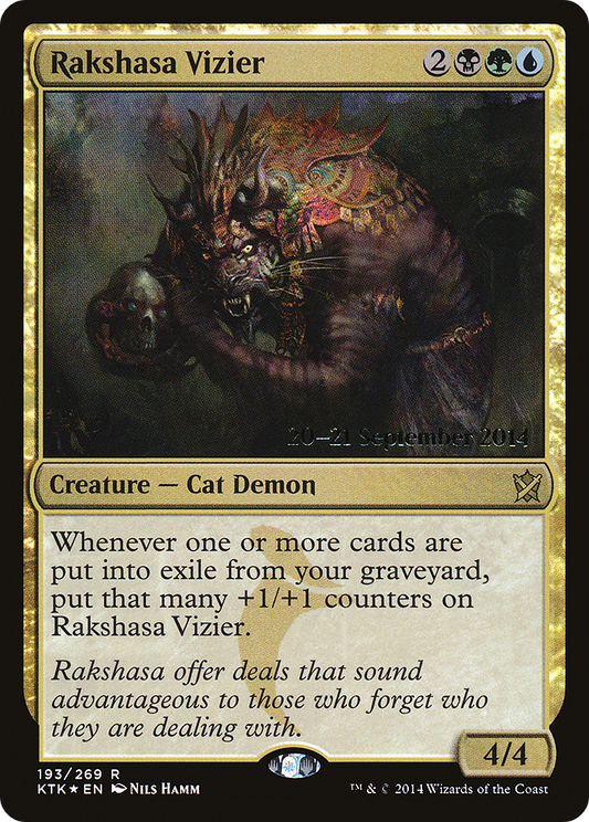 Rakshasa Vizier (193) (Prerelease) - Foil