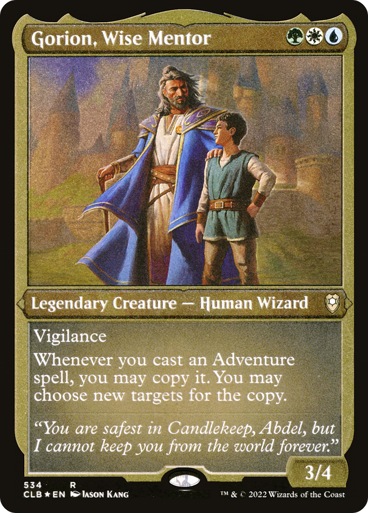 Gorion, Wise Mentor - Foil Etched