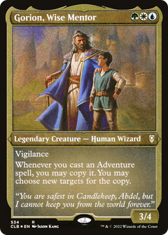 Gorion, Wise Mentor - Foil Etched