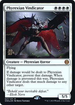 Phyrexian Vindicator (027) (Prerelease) - Foil
