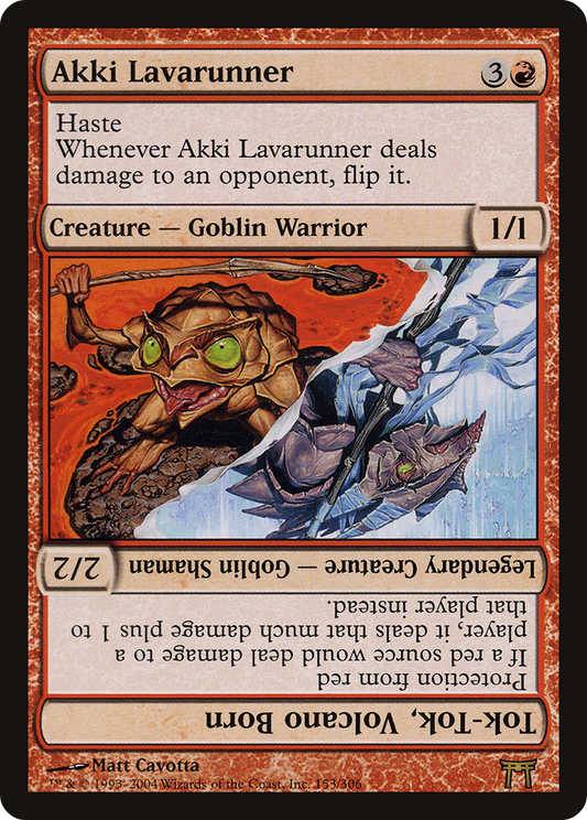 Akki Lavarunner // Tok-Tok, Volcano Born - Foil