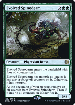 Evolved Spinoderm (166) (Prerelease) - Foil