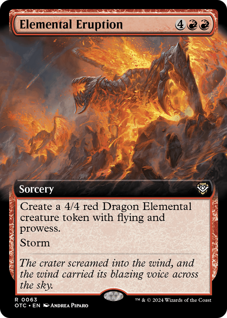 Elemental Eruption (0063) (Extended Art)