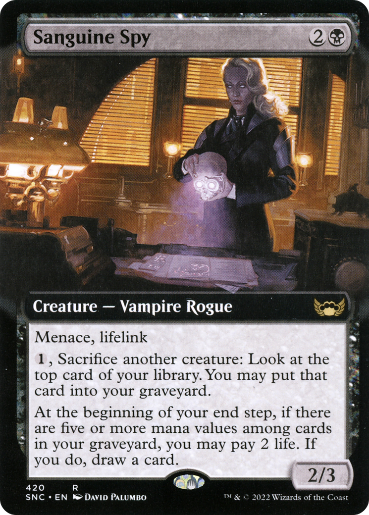Sanguine Spy (420) (Extended Art) - Foil
