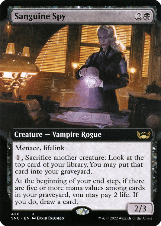Sanguine Spy (420) (Extended Art) - Foil