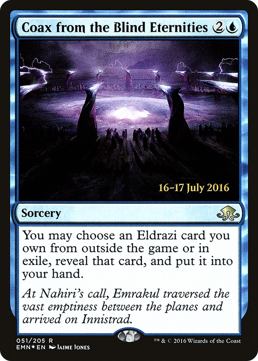 Coax from the Blind Eternities (051) (Prerelease) - Foil