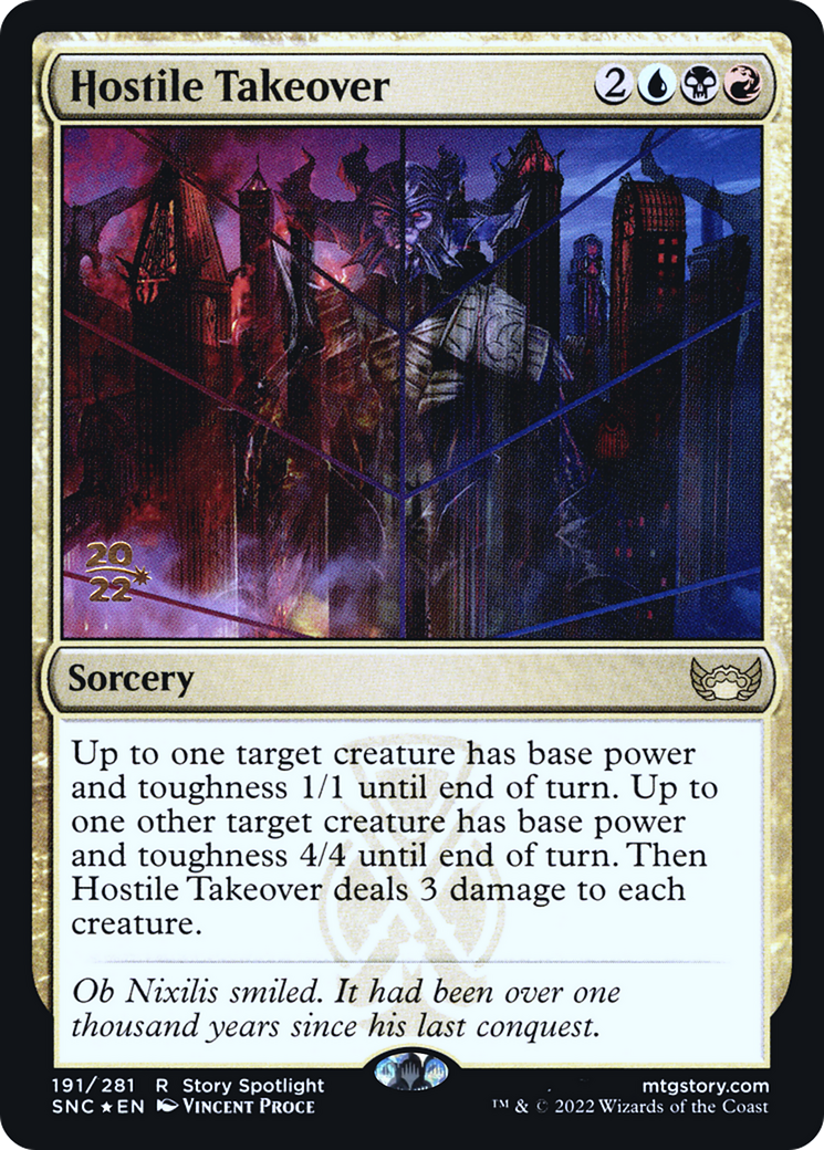 Hostile Takeover (191) (Prerelease) (PSNC) - Foil