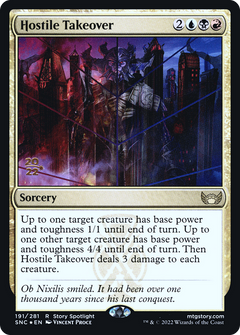 Hostile Takeover (191) (Prerelease) (PSNC) - Foil