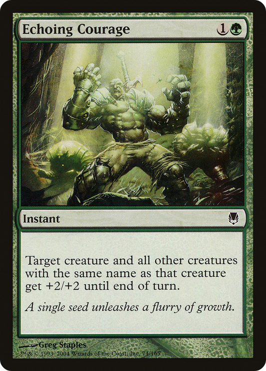 Echoing Courage - Foil